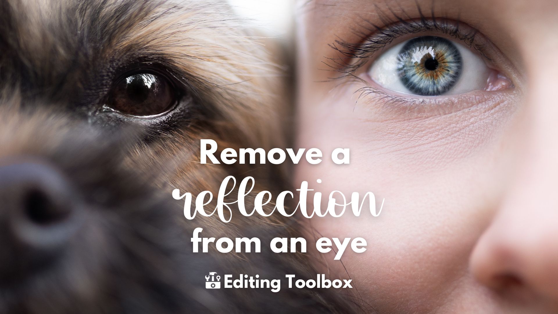 Remove a Reflection from an Eye