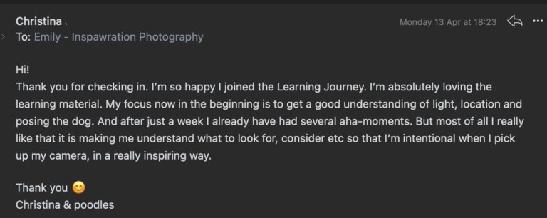 LJ Learning with intention